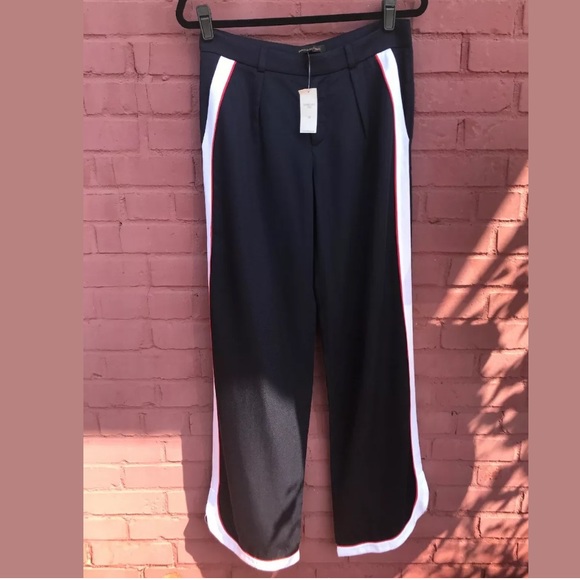 Banana Republic High Rise Wide Leg Side Stripe - Picture 4 of 5